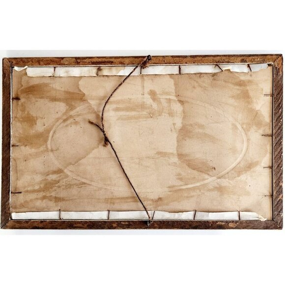 1941 Lithograph Certificate Baptism Framed Patricia Wills Portland Maine GstRm - Picture 8 of 8